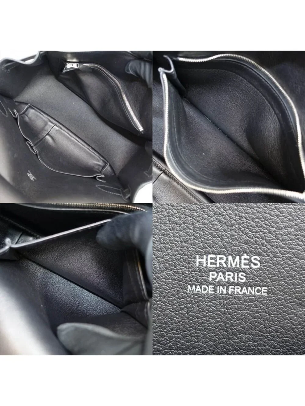 Hermes Jypsiere 28 BK Swift Silver Crossbody